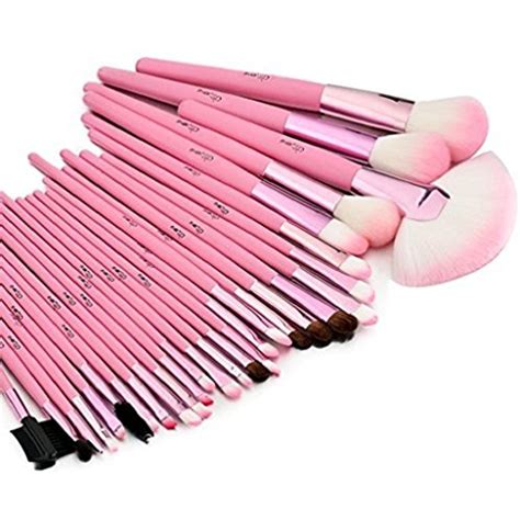 Glow 30 Makeup Brushes Set 30 Makeup Brush Set Pink Makeup Brush