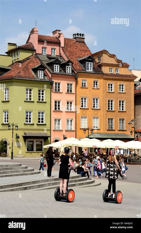 castle square warsaw poland stock photo alamy