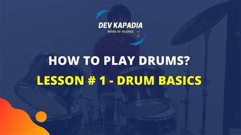 How To Play Drums Your First Drum Lesson Drumming Lessons Drumming