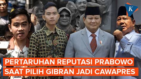 Gibran Masuk Bursa Cawapres Prabowo Dinilai Pilih Yang Andalkan