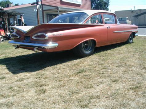 59 Chevy Biscayne 2d Sedan Unrestored Original Paint Streetstrip Sleeper