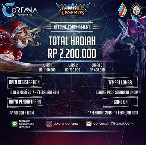 Cara Membuat Brosur Turnamen Mobile Legend