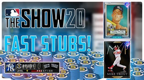 How To Make Tons Of Stubs In Mlb The Show Youtube