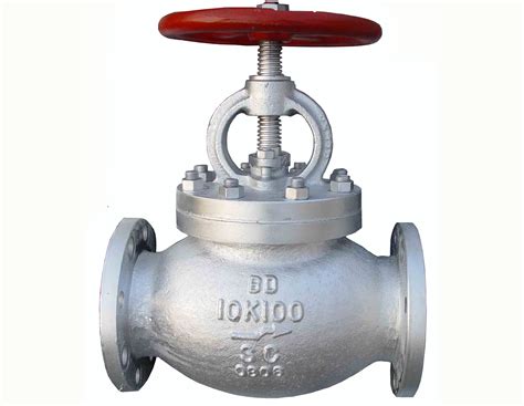 JIS F 7471 Cast Steel 10K Screw Down Check Globe Valve Marine Valve And