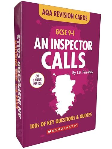 An Inspector Calls GCSE Revision Cards For AQA English Literature With