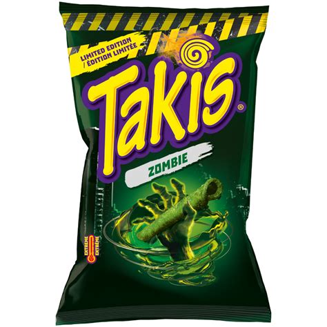 Takis Zombie Habanero And Cucumber Flavoured Tortilla Chips Big Bag Hal