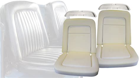 Front Bucket Seat Foam Set 67 77 Ford Bronco