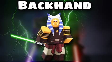 IS THE BACKHAND SABER WORTH IT ROBLOX SABER SHOWDOWN YouTube