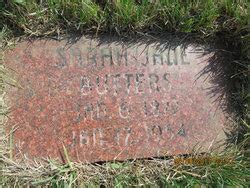 Sarah Jane Armstrong Butters 1877 1954 Mémorial Find a Grave