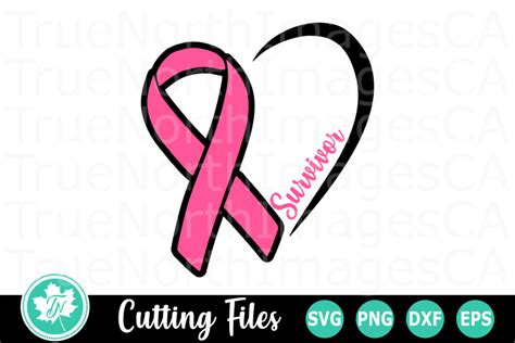 Breast Cancer Ribbon Heart An Awareness Svg Cut File