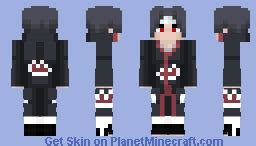 Itachi Uchiha - Akatsuki Minecraft Skin