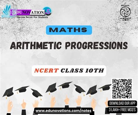 Ncert Class 10 Maths Mcq Arithmetic Progressions Mcqs Multiple Choice Questions