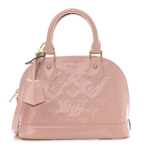 LOUIS VUITTON Vernis Alma BB Rose Ballerine 1121853 FASHIONPHILE