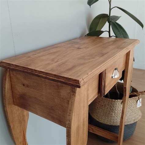 Mesa De Arrime Provenzal Sin Estante 060 X 030 Teñido