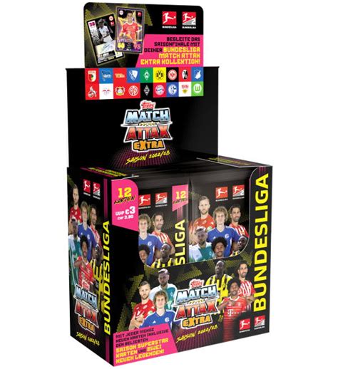 Topps Bundesliga Match Attax EXTRA 2022 23 Box With 24 Packets