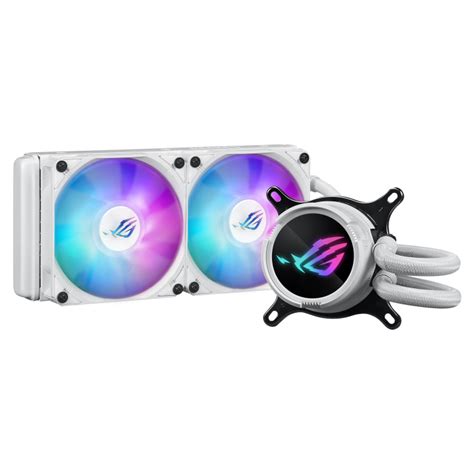 Rog Strix Lc Iii Argb White Edition Gaming Cpu Liquid Coolersrog