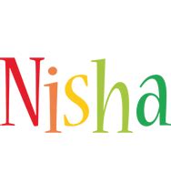 Nisha Logo | Name Logo Generator - Smoothie, Summer, Birthday, Kiddo, Colors Style