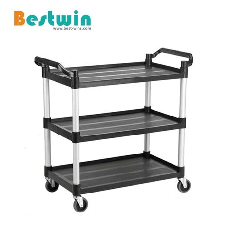 Multifunctional Heavy Duty Restaurant Hotel Black Grey Plastic Food