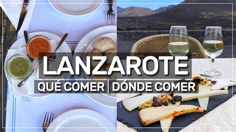 Qu Y D Nde Comer En Lanzarote Youtube