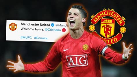 OFICJALNIE Cristiano Ronaldo W MANCHESTERZE UNITED YouTube