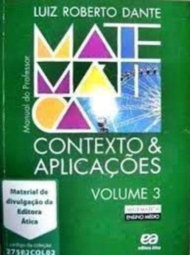 Matematica Contexto E Aplicacoes Vol 3 Livro Do Professor Amazon