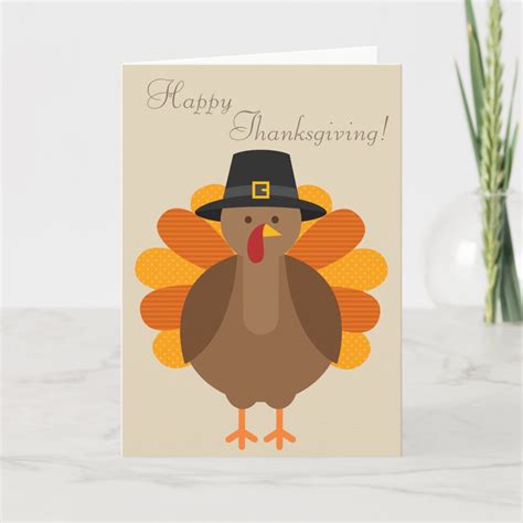 Colourful Turkey | Thanksgiving Cards | Zazzle