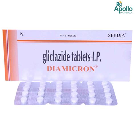 Diamicron Tablet 10 S Price Uses Side Effects Composition Apollo