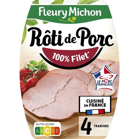 Grossiste Jambon Le Torchon Sans Nitrite 4 Tranches FLEURY MICHON