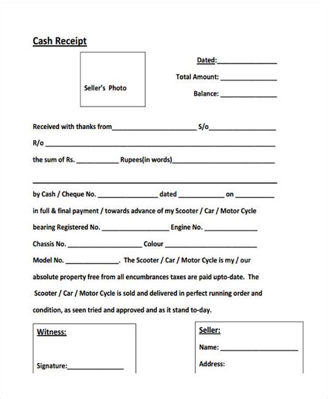 Cheque Payment Receipt Sample | Master of Template Document