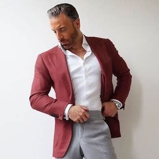 Wie Rotes Sakko Mit Grauer Anzughose Zu Kombinieren 34 Herren Outfits