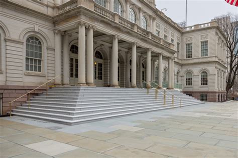 Historic City Hall Steps Re-Open After $4.6 Million Project to Repair ...