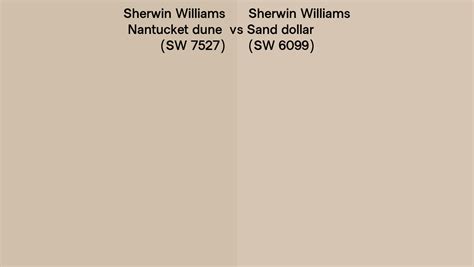 Sherwin Williams Nantucket Dune Vs Sand Dollar Side By Side Comparison