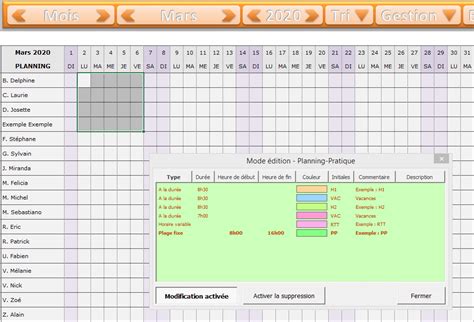 Utilisation De Planning Pratique Partie