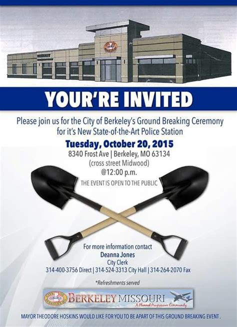 Ground Breaking Ceremony Meeting Venue Ceremony Work Fundraisers