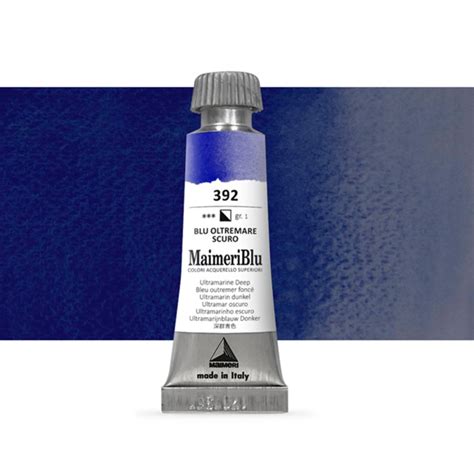 Buy Ultramarine Deep S1 Maimeri Blu Watercolour 15ml Tube Maimeri Blu