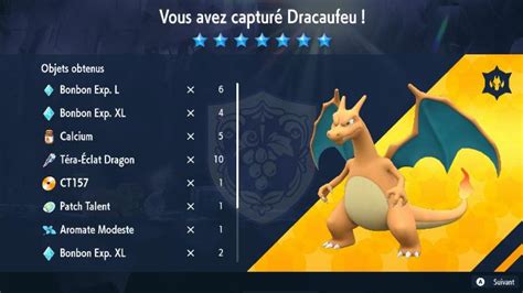 Raid 7 Etoiles Dracaufeu dans Pokémon Écarlate et Pokémon Violet