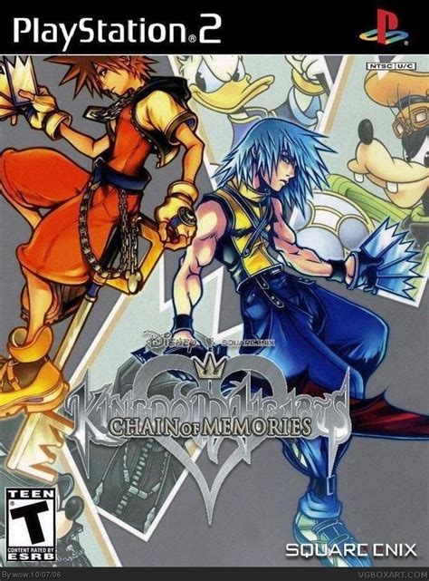 Kingdom Hearts Chain Of Memories Playstation Box Art Cover By Wow