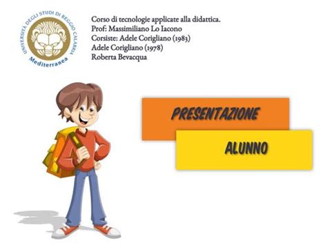 Book Creator PRESENTAZIONE ALUNNO