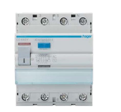 Buy Hager CD463Y 63 A Four Pole 30 MA RCCB Online At Best Rates In