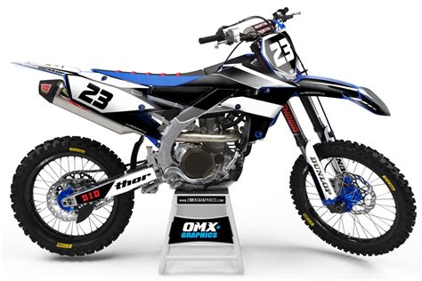 Yamaha Dirt Bike Graphics Kit 'AVENGER' – OMXGraphics