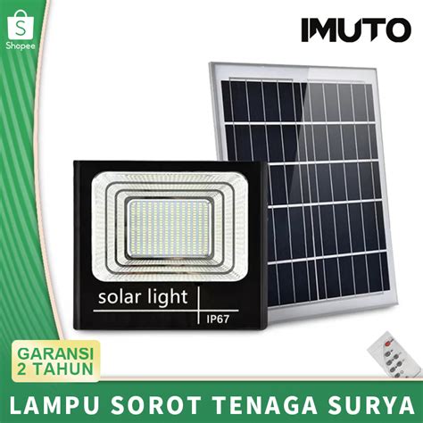 Jual Imuto Lampu Sorot Solar Cell Led Lampu Solar Taman Tenaga Surya