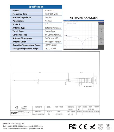 船舶用AISアンテナ ANT 100 SKYNAV Technology Inc AIS GPS GSM tracker GPS