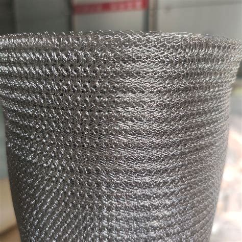 High Quality Gas Liquid Knitted Wire Mesh Filter Cloth China Knitted