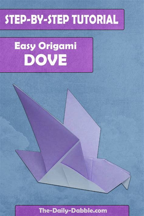 Origami Dove Folding Guide Origami Easy Origami Dove Origami