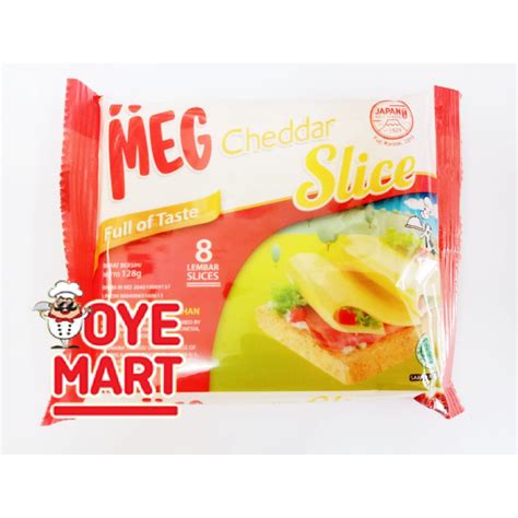 Jual Meg Cheddar Slice Gr Isi Pcs Keju Slice Harga Promo Shopee