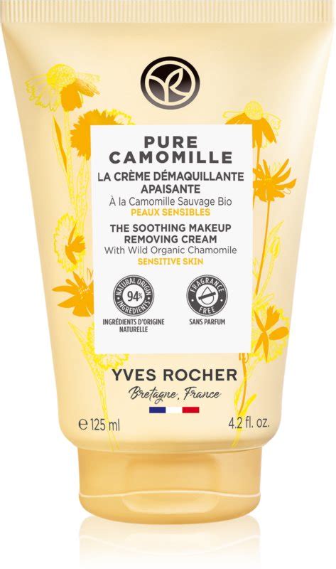 Yves Rocher Pure Camomille crème démaquillante avec effets apaisants