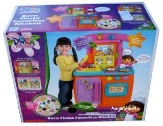 Fisher Price Dora The Explorer Kitchen Lets Go Adventure Playset