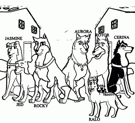 Balto Wolf Coloring Pages Wecoloringpage Hot Sex Picture