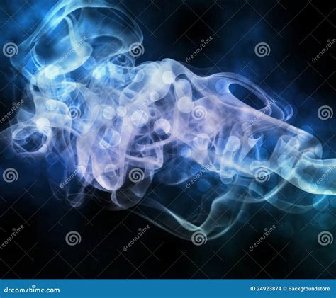 Blue Smoke Abstract Background Stock Photo Image Of Graceful Effect