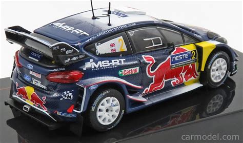 Ixo Models Ram Scale Ford England Fiesta Wrc Red Bull N